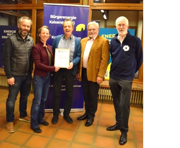 DerVorstand begrüßt Frieder Kuhn aus der Gemeinde March als 400. Mitglied